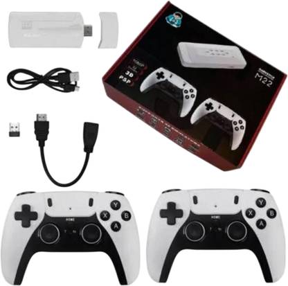COUNTACH Retro M22 Game Stick Video Game Console 30000+ Games with 2 Wireless Controllers 30000+ Game GB with 30000+ Game,GTA,God of War, Tekken 6, Mario Contra , Street Fighter, Retro Games