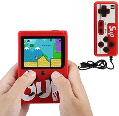 Point Zero Game Box 400 in One Handheld Game Console With Remote Controller 2 Player N/A GB with Inbuilt 400 Games, Super Mario, Mario,Snow Bros, Turtles,Adventure Islandad