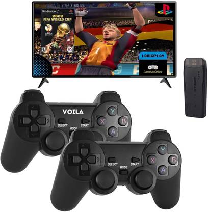 SSR M8 Retro Gaming Console – 4K HD TV Stick, Portable Linux Game System 64 GB with 10,000+ Preloaded Electronic Games, Dual Wireless Gamepads