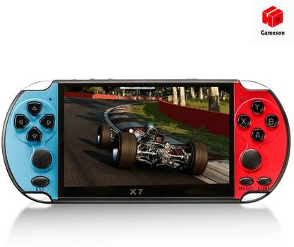 Gameson PSP Built-in Games MP4 Player Ebook Tv Out Portable X7 Game Console Video Game_9 8 GB with Taken, Mustafa, Mario, Bomparman, contra, Jungale Mario, and more Action Games