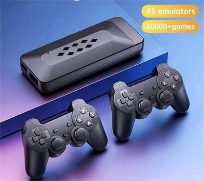 HG WORLD Retro M33 Game Stick Console with 2.4G Dual Wireless Gamepad – Handheld Gaming Console for TV, Old Video Game for Kids (Best Gift & Fun) All Ages 64 GB with 45+ Emulator, Full HD HDMI Output, Video Game Hand TV, video games for tv