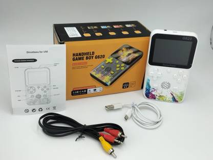 HG WORLD Retro Game Boy G620 gaming console for tv Pocket Sup Game Box handheld 3.5TFT Screen Rechargeable Battery handheld console Hand video game for tv 32MB GB with 500+ Preinstall video game handheld,Best Gift All Ages Mario Game Mortal Combat