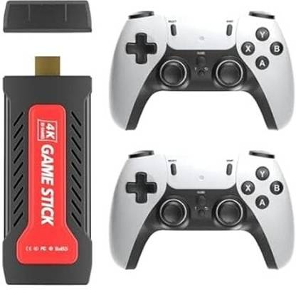 BCG GD30 4k Ultra HD Gamestick With 2 Wireless Controller 128 GB with PSP, PS1, DREAMCAST, N64, MAME, ARCADE, and All Retro Games