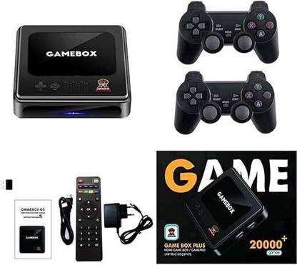 Confiavel GAMEBOX Plus G10 Retro Game Console 30000+ Games Classic 64 GB with Yes