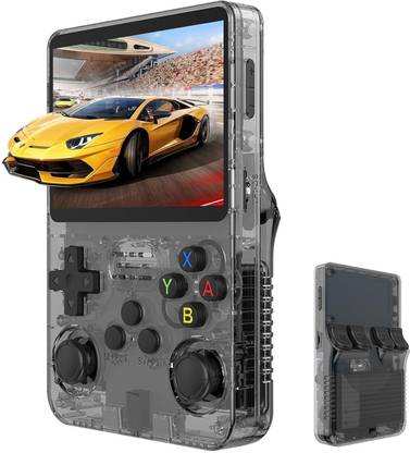 HG WORLD R36S Retro Mini Game Box Classic Tv Video Game Handheld Portable Pocket Gaming console for tv,old video game for kids (Best Gift & Fun) All Ages 64 GB with Full HD AV Output, Video Game Hand TV, video games for tv, 3.5" Screen