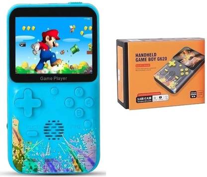 HG WORLD Retro Game Boy G620 gaming console for tv Pocket Sup Game Box handheld 3.5TFT Screen Rechargeable Battery handheld console Hand video game for tv 32MB GB with 500+ Preinstall video game handheld,Best Gift All Ages Mario Game Mortal Combat