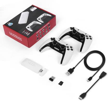 Playtastic M22 Retro Game Stick - Wireless HD Plug & Play, 52 Emulators, 30,000+ Games 64 GB with Video Games Like Mario ,GTA Vice City, God Of War,Tekken