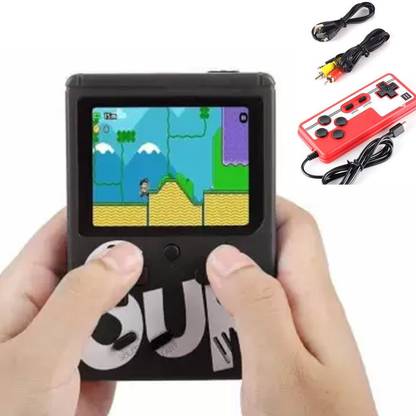 TFG 2 Player Video Game with Rechargeable Battery Handheld Screen Portable N/A GB with Inbuilt 400 Games, Super Mario, Mario,Snow Bros, Turtles,Adventure Islandad