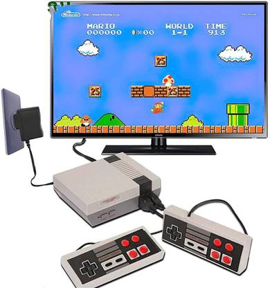 Grousale Video Games For Kids Retro Game Console with Multiplayer 2 Wireless Controller 1 GB with Contra, Fight games, Racing games, Puzzle games, Shooting Games, 620 Classic games