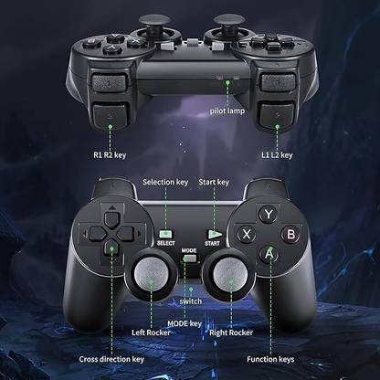 HG WORLD M33 Retro Game Stick Console 4k 2.4G Dual Wireless Sup Game Box Video Game ForTV With Plug & Play, Gaming Consoles For TV Video Game Handheld 64 GB with HDMI Output 50+ Emulator, Video Game Hand tv With TV Game Set, Best Gift All Ages