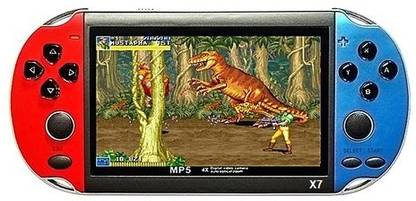 TECHZONE PSP Built-in Games MP4 Player Tv Out Portable Game Console X7 video game 8 GB with Arcade Games FC Games NES Games