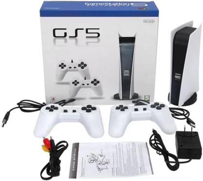 markif CONNECT WITH TV GAME CONSOLE INBUILT 200 CLASSIC GAMES WITH 2 WIRED CONTROLLERS NA GB with MARIO, CONTRA, MANY MORE