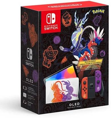 NINTENDO Switch OLED Handheld Portable Gaming Console 64 GB with Screen Protector