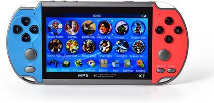 TECHZONE X7 Handheld Game Console psp with Preload 10000 Games, Portable Video Games 8 GB with Arcade Games FC Games NES Games