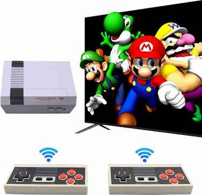 AOKO Wireless 620 Classic TV Video Game Console 1 GB with Super Mario, Contra 1 GB with Yes