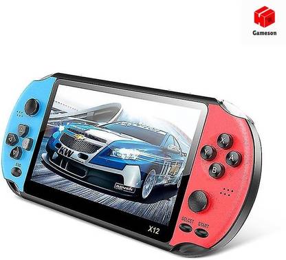 Gameson PSP Built-in Games MP4 Player Ebook Tv Out Portable X7 Game Console Video Game_A 8 GB with Taken, Mustafa, Mario, Bomparman, contra, Jungale Mario, and more Action Games