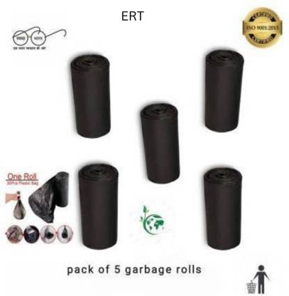 ERT 150 quality garbage bags and trash bag Small 6 L Garbage Bag  Pack Of 150