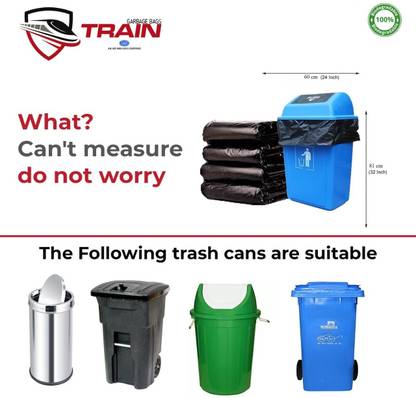 ALEX INDIA MARKETING A_CRP_25X32_2PACK Large 70 L Garbage Bag  Pack Of 30