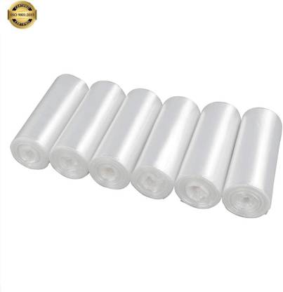 suguvi 19 x 21 garbage bags medium white colour Medium 13 L Garbage Bag  Pack Of 180