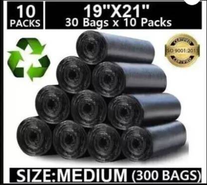 PBI Biodegradable Black Garbage Bag(pack of 300bags)) XL 11 L Garbage Bag  Pack Of 270
