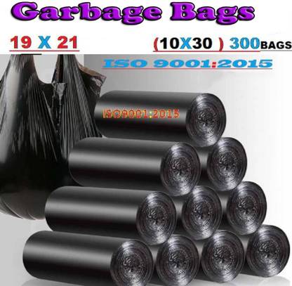 We-fix Eco-Friendly Biodegradable Trash Bags Durable and Tear-Resistant 19X21 inches Medium 12 L Garbage Bag Pack Of 300