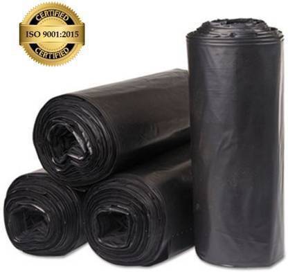 Happy Arts Black medimum garbage bags Medium 15 L Garbage Bag Pack Of 120