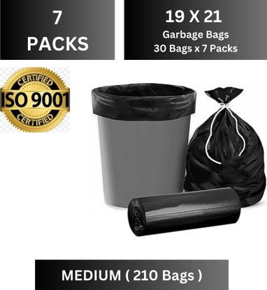 KARRON Dustbin Bag | Garbage Bag Medium 13 L Garbage Bag  Pack Of 210