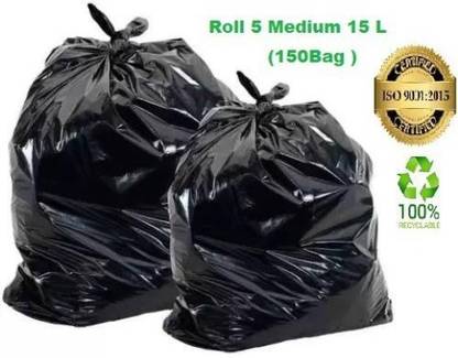 JJBROTHER Kitchen Garbage Bag A2548 Medium 12 L Garbage Bag  Pack Of 120