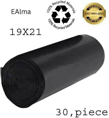 EAlma Garbage bags 19*21 in pack 1 -30 bags Small 6 L Garbage Bag  Pack Of 30