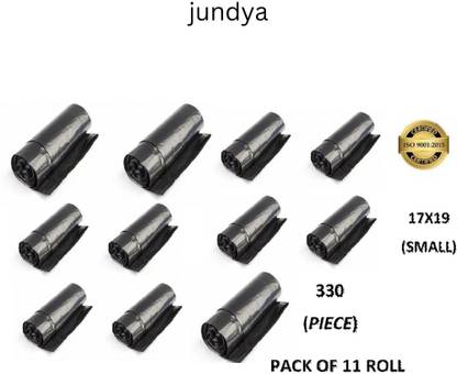JUNDYA BIODEGRADABLE DUSTBIN BAG ROLL SIZE -17*19[11 ROLL] Small 11 L Garbage Bag  Pack Of 330