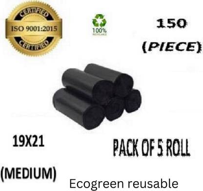 Ecogreen reusable Garbage Bags, Small Medium 6 L Garbage Bag  Pack Of 150