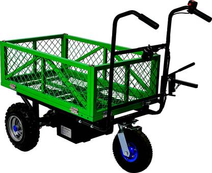 Sharp Garuda Electric Mini Dumper – Battery Operated Farm Trolley Cart for Material Transport Yard Cart Garden Cart