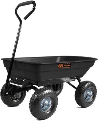 VOLTZ VZ-VTC-2147 Trolley Truck Poly Dump Cart, Multi-Purpose Yard Cart Garden Cart