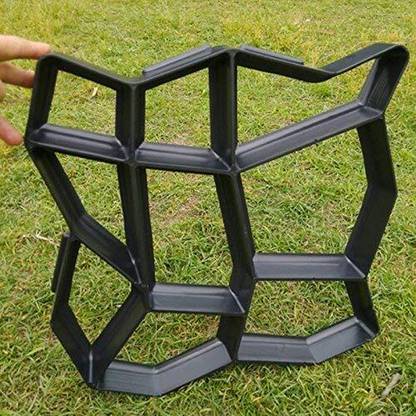 GOLKIPAR DIY Walk Maker Concrete Molds Plastic Paving Moulds Path Maker Mold Yard Cart Garden Cart