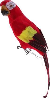 BNF Large Artificial Parrot Bird Realistic Home Decor Budgie Taxidermy Purple Garden Gnome