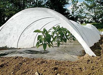 Agritec Crop Cover 5.25 Feet - (1.6 Meter X 400Meter X 20 GSM Protection Cover Fabric Garden Mulch
