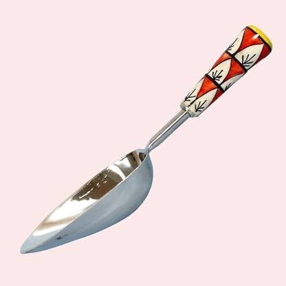 lazy gardener Red & Yellow Gardening Scoop Stainless Steel Garden Pick