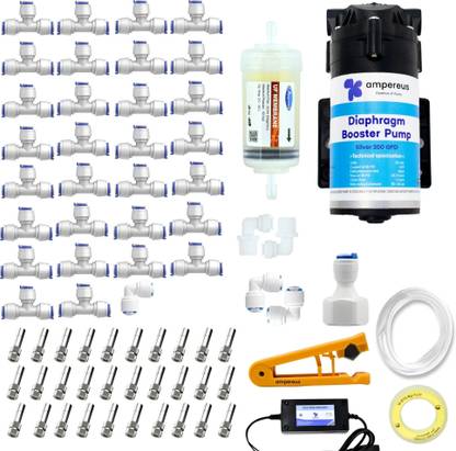 Ampereus Fogger Kit for Dairy, Poultry & Animal Farm with 30 Nozzles (Nozzle Dist. 1.4m) 0 L Hand Held Sprayer