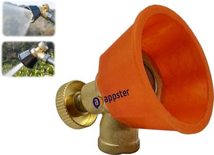 Appster Brass Sprayer Nozzle High-Pressure Mist Nozzle for Agriculture Sprayer Pump 0 L Hose-end Sprayer