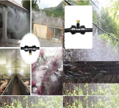 DIY Crafts Water Misting Nozzles Kit Patio Cooling System Irrigation Accessories Set 0 L Hose-end Sprayer