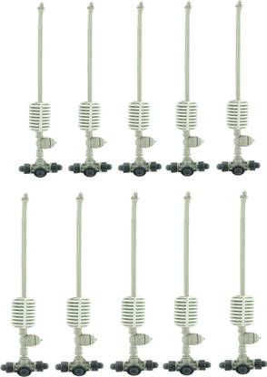 Appster (10pcs) Irrigation Fogger System 4 Way Fogger Assembly Unit with Check Valve 100 L Hose-end Sprayer