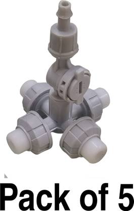 GKI POULTRY 4-Way Fogger Direct Pipe Connect (Pack of 5)) 100 L Hose-end Sprayer