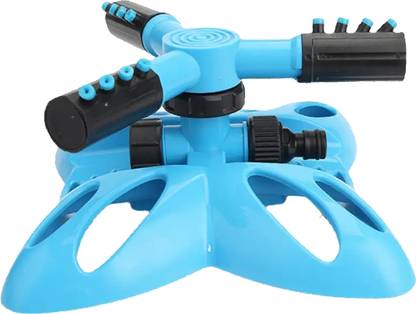 ROOTS & LEAF 360? Automatic Rotating Garden Sprinkler with Butterfly Base 45? Adjustable Arm 1 L Hose-end Sprayer