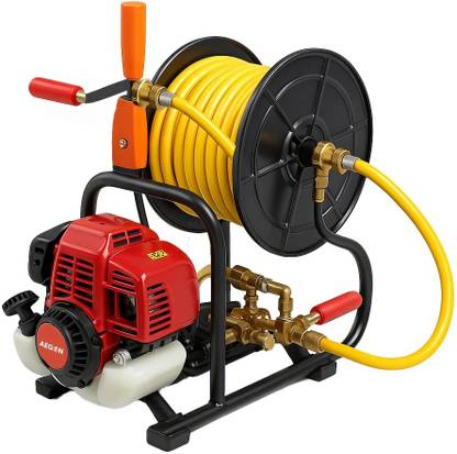 AEGON 4 Stroke Air Cooled Portable Petrol Power Sprayer with 50 Mtr Hose Pipe & Reel 0 L Hose-end Sprayer