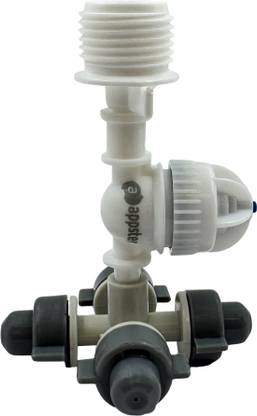 Appster 25pcs 4 Way Fogger Assembly Complete 1/2" Threaded with Anti-Drip Check Valve 100 L Hose-end Sprayer