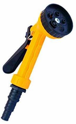 Sage 5 Pattern Garden Spray Gun Hose Nozzle Heavy Duty (5 Pattern Spray Gun YELLOW) 50 L Hand Held Sprayer
