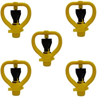 GKI POULTRY Butterfly Sprinkler use in Poultry Farming (Pack of 5) 100 L Hose-end Sprayer