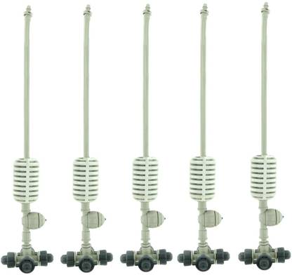 Appster (5pcs) Irrigation Fogger System 4 Way Fogger Assembly Unit with Check Valve 100 L Hose-end Sprayer