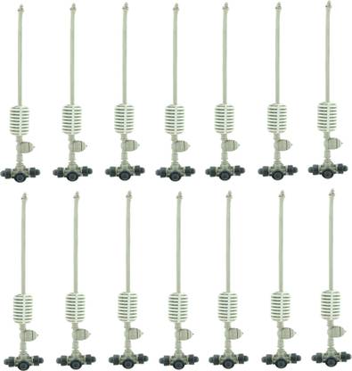 Appster (25pcs) Irrigation Fogger System 4 Way Fogger Assembly Unit with Check Valve 100 L Hose-end Sprayer