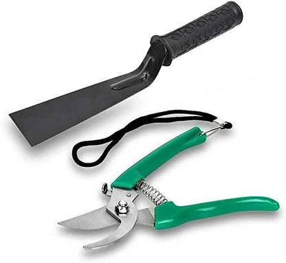 Sage Garden Tool Set Include Khurpa & Pruner/Cutter Garden Tool Kit (2 Tools) Garden Tool Kit